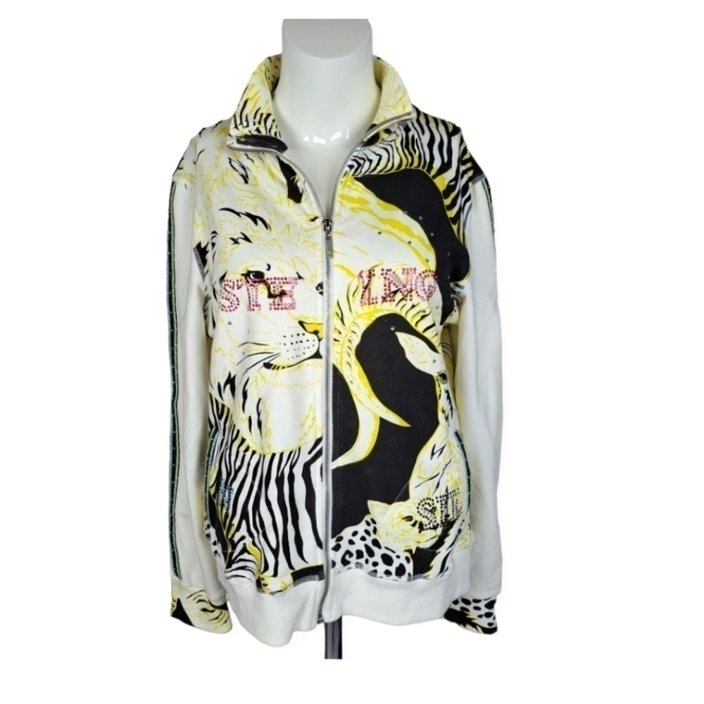 NU Mode De Toi‎ Vintage Sequin Sweat Jacket